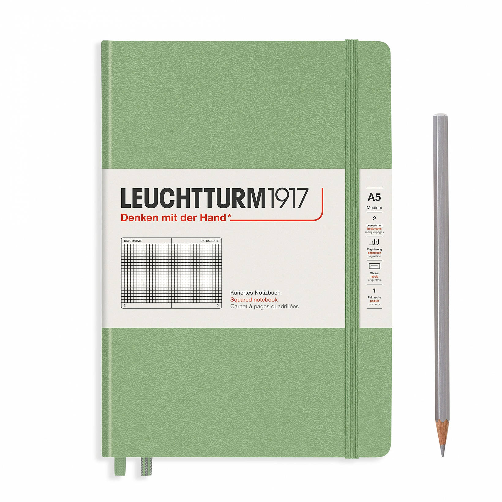 Medium A5 Hardcover Notebook
